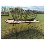 shop built horse hay feed