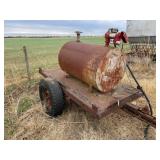 Fuel tank on trailer