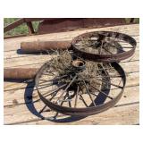 Vintage steel wheels