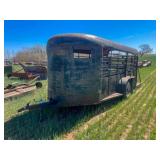 Stock trailer bumper pull