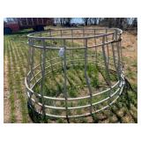 Aluminum round bale feeder