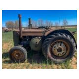 Vintage John Deere D tractor