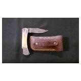 Folding Pocket knife With Sheath