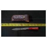 Folding Pocket knife With Sheath