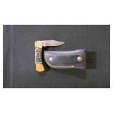 Folding Pocket knife With Sheath