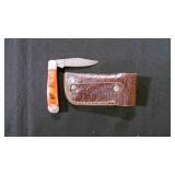 Folding Pocket knife With Sheath