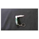 Miniature Folding Pocket Knife With Keychain