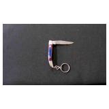 Miniature Folding Pocket Knife With Keychain