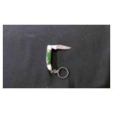 Miniature Folding Pocket Knife With Keychain