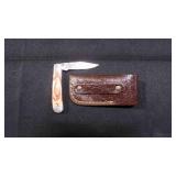 Folding Pocket Knife With Sheath