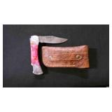 Folding Pocket knife With Sheath