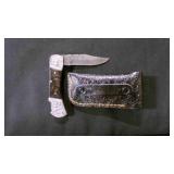 Folding Pocket knife With Sheath