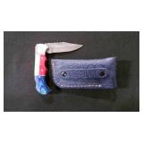 Folding Pocket knife With Sheath