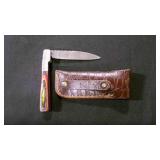 Folding Pocket knife With Sheath