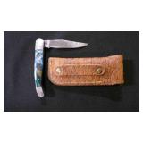 Folding Pocket knife With Sheath