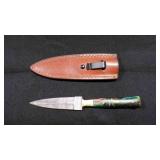 Double Edge Dagger Knife With Sheath