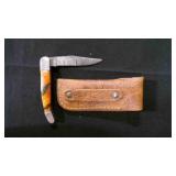 Folding Pocket knife With Sheath