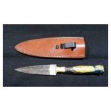 Double Edge Dagger Knife With Sheath