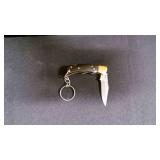Miniature Folding Pocket Knife With Keychain