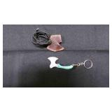 Miniature Axe Blade With Sheath & Keychain