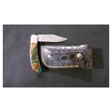 Folding Pocket knife With Sheath