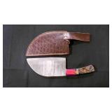 Cleaver Knife With Sheath