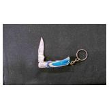 Miniature Folding Pocket Knife With Keychain