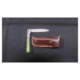 Folding Pocket Knife With Sheath