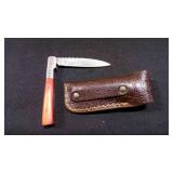 Folding Pocket Knife With Sheath