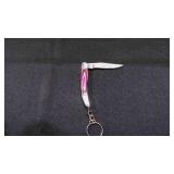 Miniature Folding Pocket Knife With Keychain