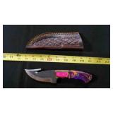 Gut Hook Knife With Sheath