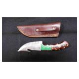 Gut Hook Knife With Sheath