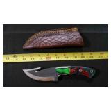 Gut Hook Knife With Sheath