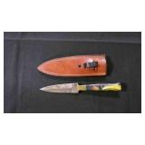 Double Edge Dagger Knife With Sheath