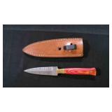 Double Edge Dagger Knife With Sheath