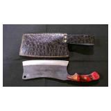 Cleaver Knife With Sheath