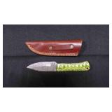 Spear Point Knife With Sheath