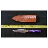 Double Edge Dagger Knife With Sheath