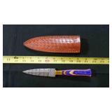 Double Edge Dagger Knife With Sheath