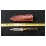 Double Edge Dagger Knife With Sheath