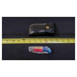 Folding Pocket knife With Sheath