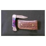 Folding Pocket knife With Sheath
