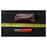 Folding Pocket knife With Sheath