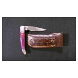 Folding Pocket knife With Sheath