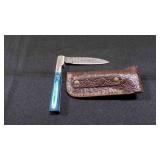 Folding Pocket Knife With Sheath