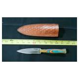 Double Edge Dagger Knife With Sheath