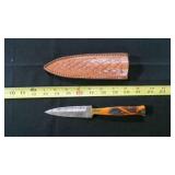 Double Edge Dagger Knife With Sheath
