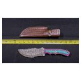 Straight Back Knife With Sheath