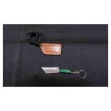 Miniature Modified Knife With Sheath & Keychain