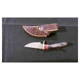 Straight Back Knife With Sheath